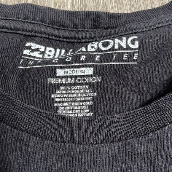 Billabong Black Tee Mens - Picture 2 of 2